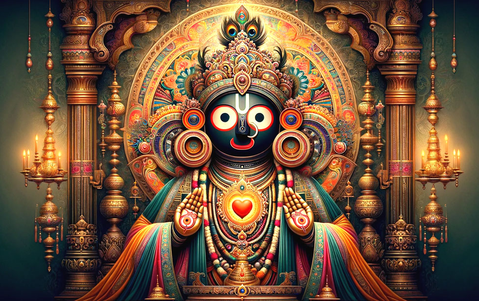 Krishna's Heart In Lord Jagannath Idol