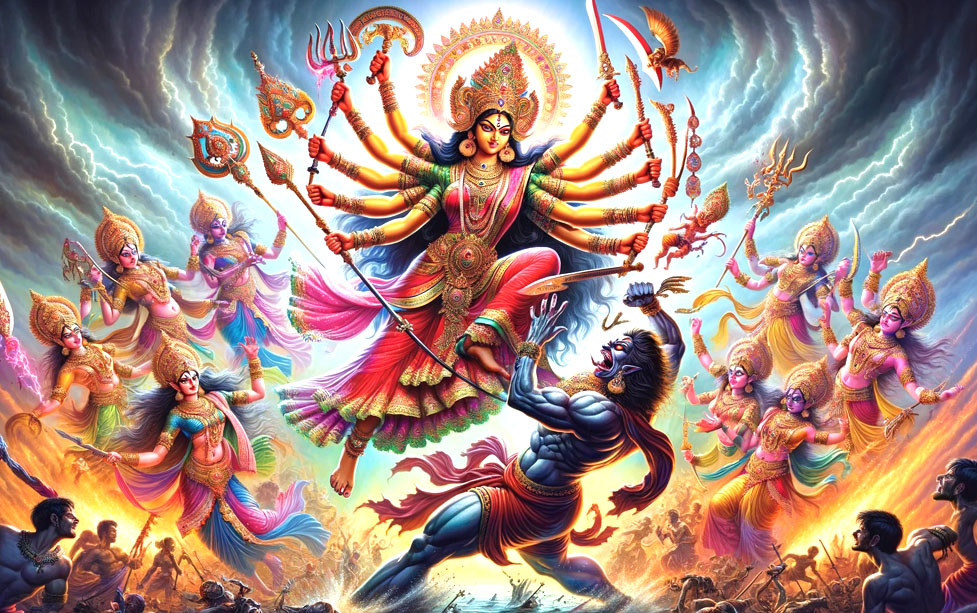 Origin of Goddess Durga's Name