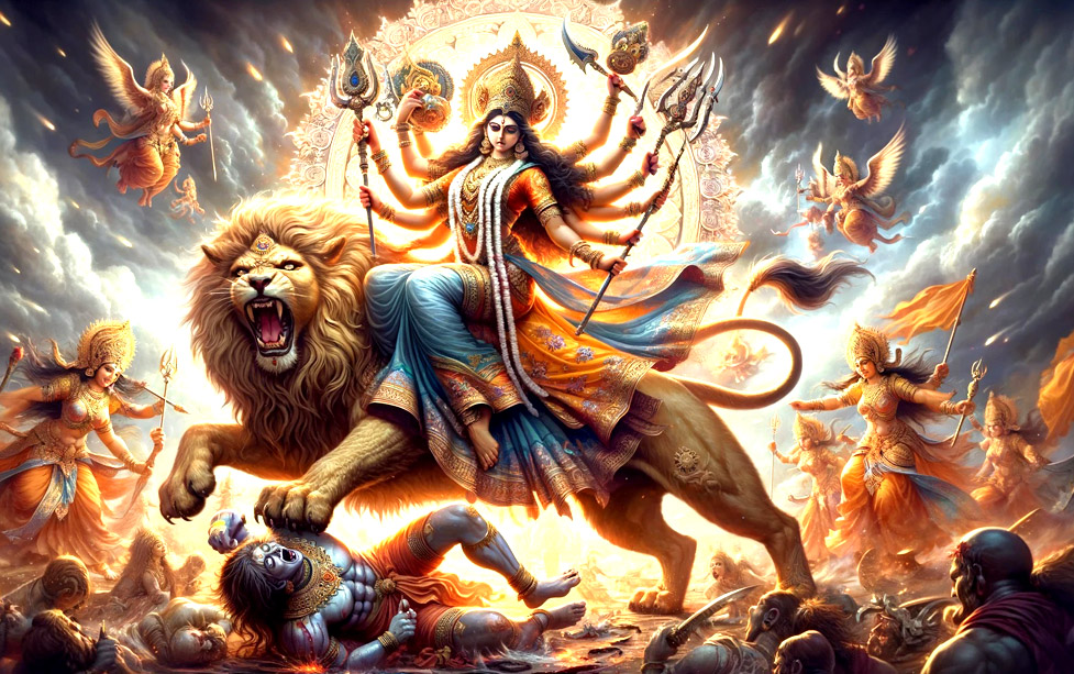The Legend of Goddess Durga's Lion