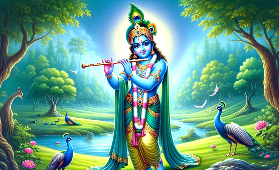 The Story Behind Krishna Wearing a Peacock Feather on His Head