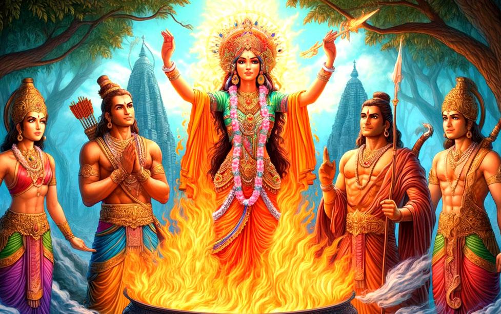 The Story of Maya Sita and Her Rebirth as Draupadi