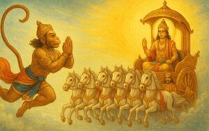 Hanuman’s Cosmic Classroom: Learning the Vedas from the Moving Sun