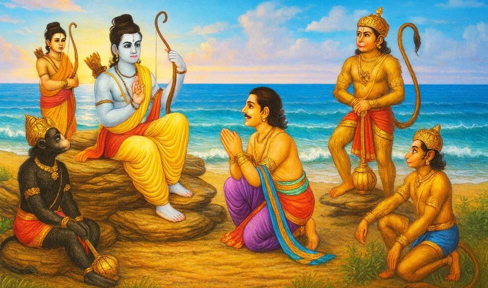 When Hanuman Defended Vibhishan
