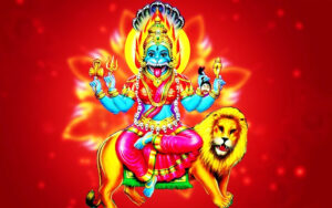 When Pratyangira Devi Pacified Narasimha and Sharabha to Bring Cosmic Balance