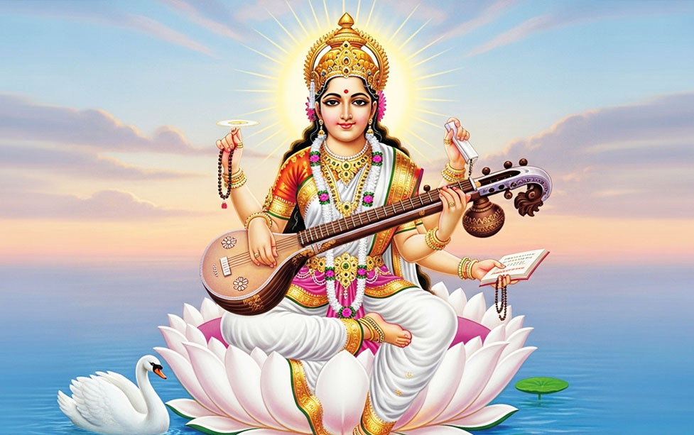 The Untold Story of Goddess Saraswati and the Fall of Shumbha and Nishumbha
