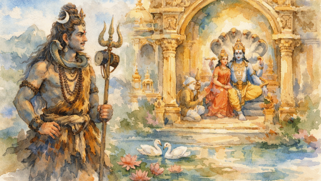 Shiva as the Guardian of Vaikuntha