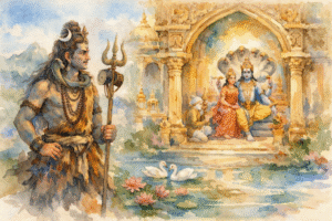 Shiva as the Guardian of Vaikuntha