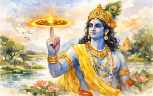 How Lord Krishna Received the Sudarshan Chakra from Agni