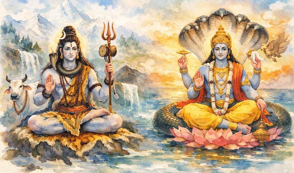 Shiva When Silent, Vishnu When Creative: The Gods Living Within Us