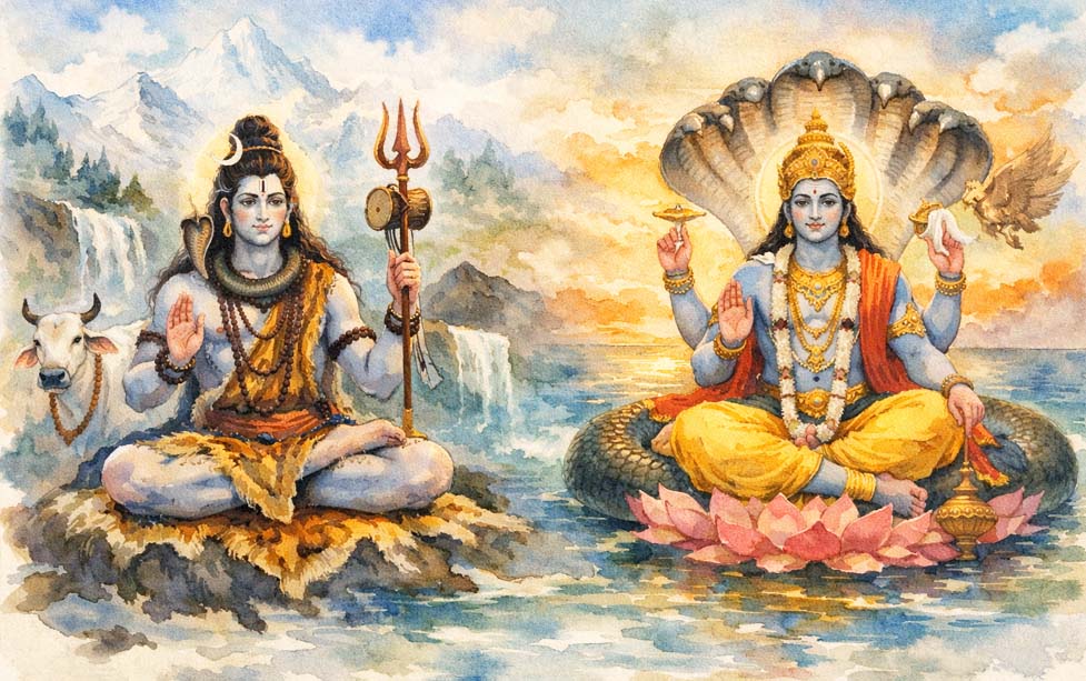 Shiva When Silent, Vishnu When Creative: The Gods Living Within Us