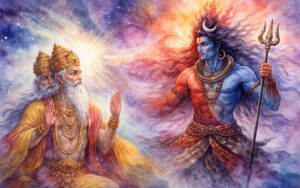 Birth of Rudra from Brahma’s Anger