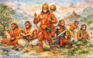 Hanuman and His Brothers: The Untold Story of Strength, Wisdom, and Balance