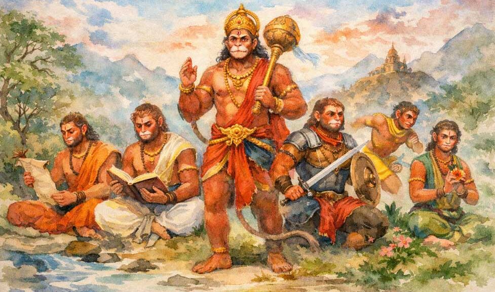 Hanuman and His Brothers: The Untold Story of Strength, Wisdom, and Balance