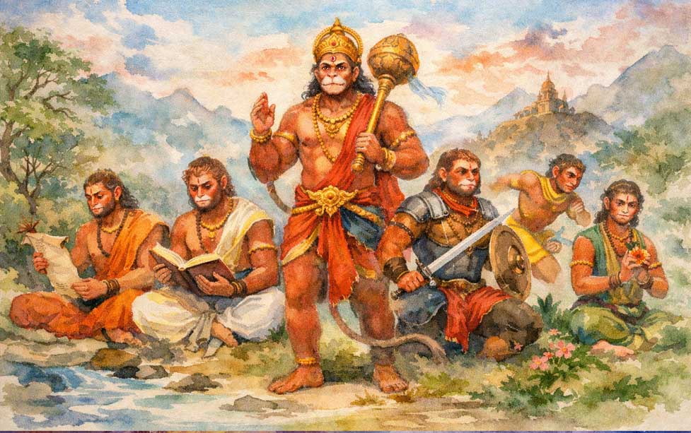 Hanuman and His Brothers: The Untold Story of Strength, Wisdom, and Balance