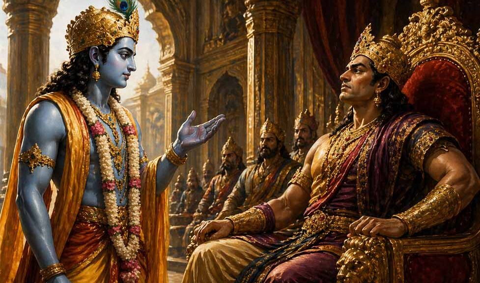 When Krishna Spoke to Duryodhana About Dharma