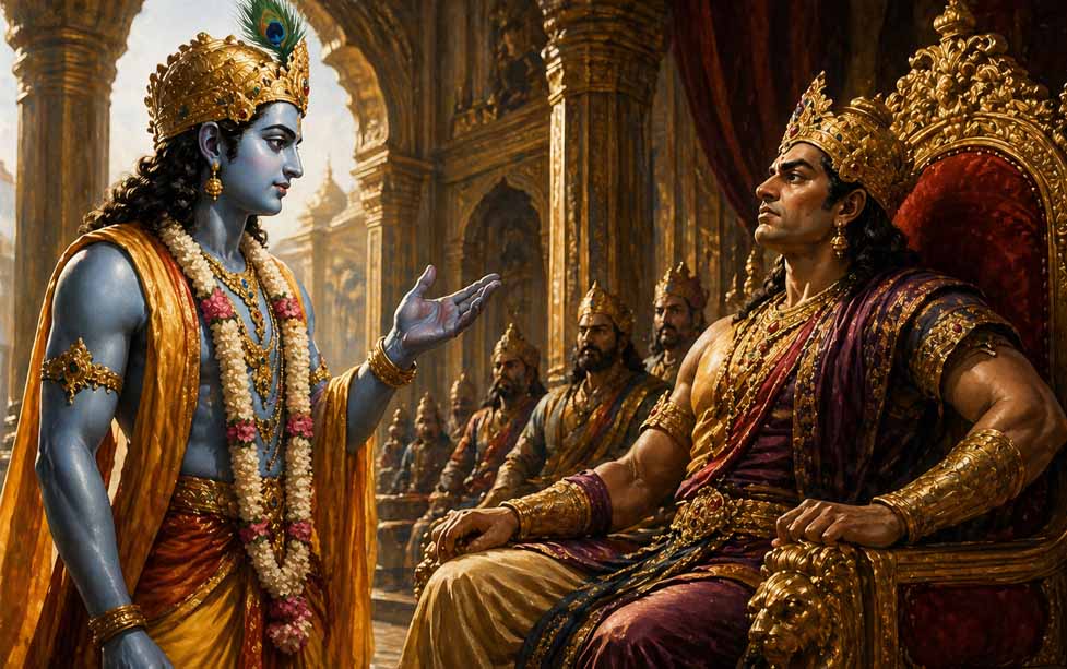 When Krishna Spoke to Duryodhana About Dharma