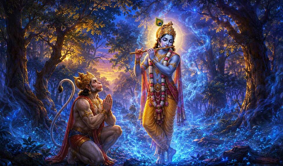 When Hanuman Heard Krishna's Flute