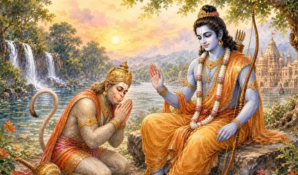 Why Hanuman Chose Seva Over Moksha