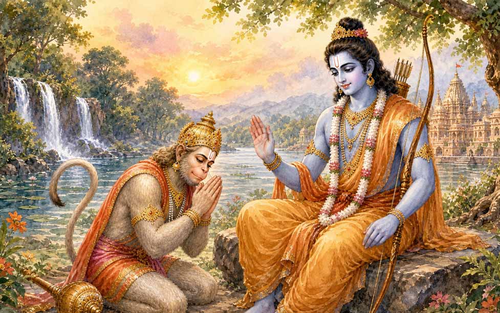 Why Hanuman Chose Seva Over Moksha