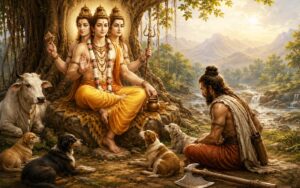 How Dattatreya's Teaching Led Parashurama to Tripura Sundari