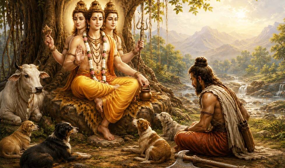 How Dattatreya's Teaching Led Parashurama to Tripura Sundari