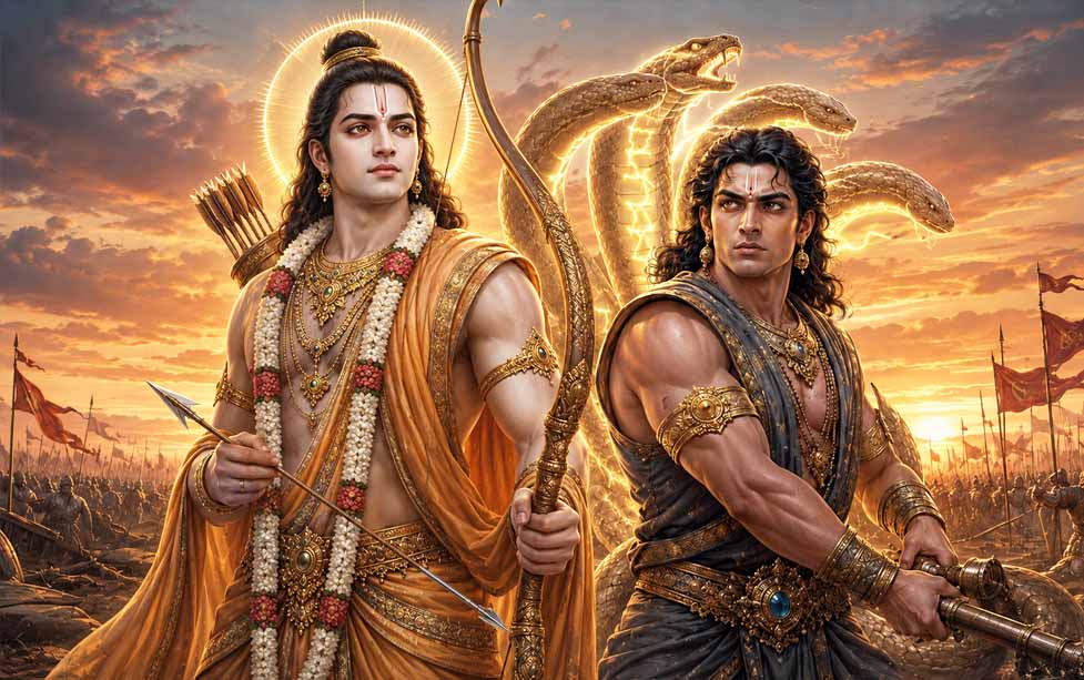 Two Avatars, Two Tempers: Lakshmana's Anger and Rama's Restraint