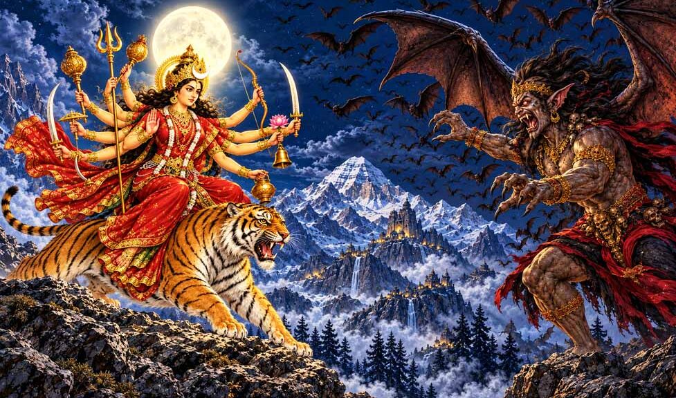 The Story of Devi Chandraghanta: How Parvati Went from Bride to Demon Slayer