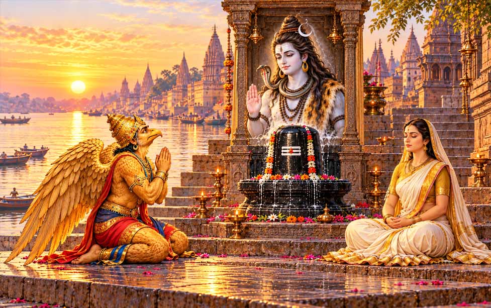 The Story of Garudeshwar: Garuda’s Shivling in Kashi